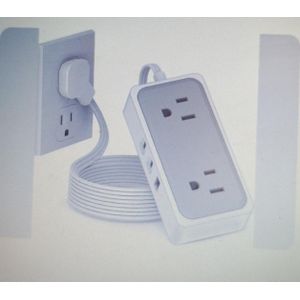 Webtong (flat plug power strip with USB charger )