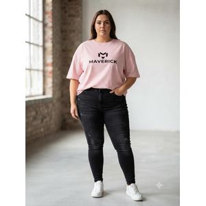 UNISEX OVERSIZED ROUND NECK POLO T SHIRT SHORT SLEEVE