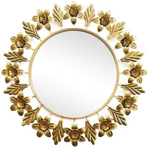 LUXURY FLORAL GOLD WALL MIRROR- BLOOM ON YOUR WALL