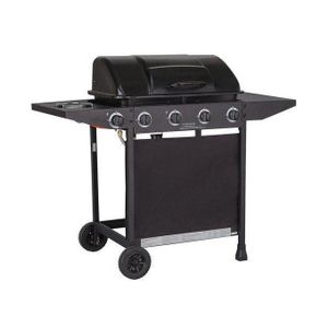 Genetic 4 BurnerGas BarbeCue (BBQ) With Side Burner