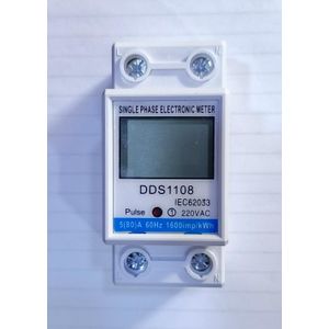 Dds1108 Single Phase Electrical Kwh Energy Meter