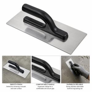Professional Flat Masonry Plastering Trowel - Concrete Finishing Hand Float Tool