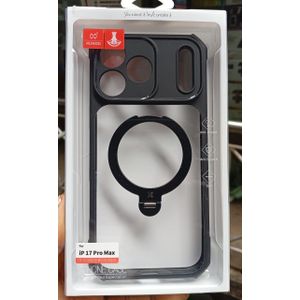 XUNDD Shockproof Case For iPhone 17 Pro Max – Magnetic Ring Stand & Camera Protection Cover
