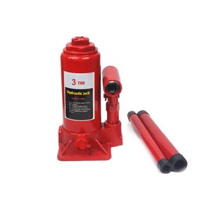  Vehicle Hydraulic Truck Car Jack Lift 3 Ton Red