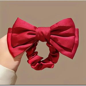 Satin Bow Hair Clip / Big Ribbon Hair Bow