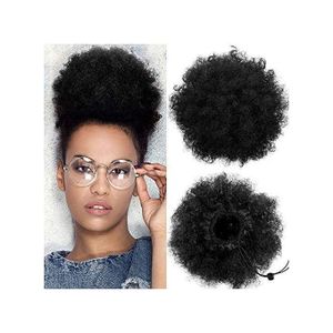 Full Hair Afro Hair Bun Hair For Ladies - Black
