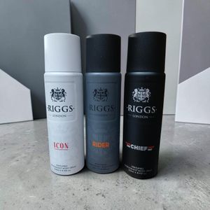 Riggs London Deodorant  Body Spray  3pcs Combo A2-102297 