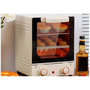 15L Mini Vertical Electric Oven 3-Layer Baking Position Multifunctional Oven Explosion-Proof Safety Small Oven