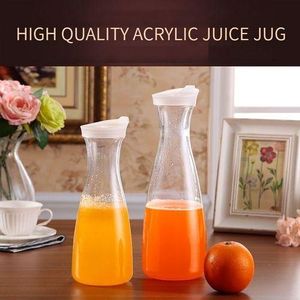 2pcs acrylic milk/juice/ water fridge storage bottle