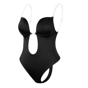 Sexy Backless Body Shaper Push Up Thong Bodysuit