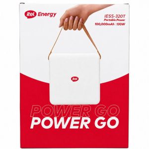 itel Power-GO 320Wh Energy 100000mAhh 130W Super-Fast Charging Power Bank LiFePO4 Battery Power Station IESS-320T