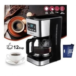 Sokany Electric Coffee Maker- 12 Cups - Black