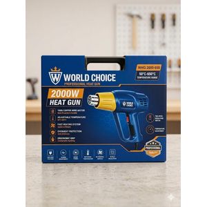 World choice 2000W professional heat gun and accessories 