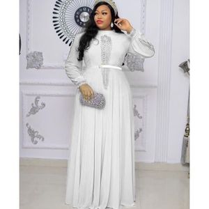 Elegant White Lace Dress, Nigerian Luxury Party Kaftan, Women