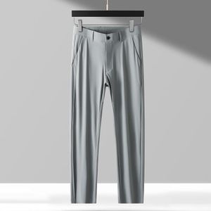 Men's Corporate Quality Smart Office Plain Grey Suit Trouser