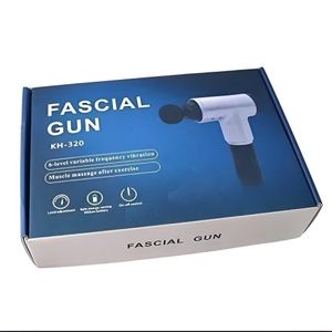 Gun And More Massage Gun Deep Tissue Muscle Massager Vibration Therapy, Relaxation & Fascia Massage, Black & Grey