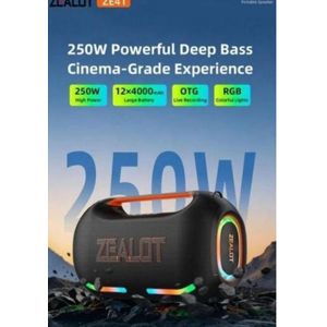 Zealot ZE41  PartyBox 250W Bluetooth Speaker Subwoofer 