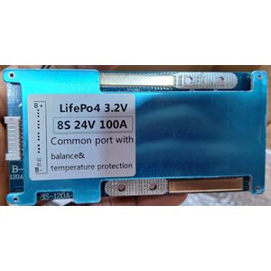 BMS 8S 24V 100A Common Port With Balance & Temperature Protection