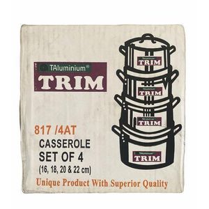 Tower Tower Pot Set - 4 Piece (tower Trim)16,18,20,22cm