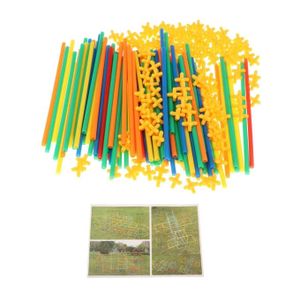 Jeu de construction straws and connectors