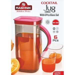 Rashnik Cocktail Jug with 6 cups
