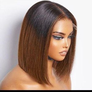 2 Tone(1B/30) Glueless C Frontal Bob Wig- 12"