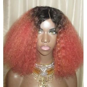 Pink Curly 3 Bundle+ Closure - Pink Bundles Hair Wet And Wavy 