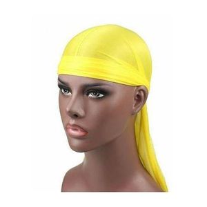 Titan Durags Premium Sliky Durag Bandana Unisex Yellow