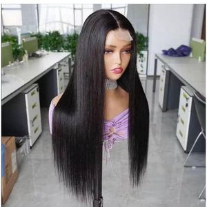 Bonestraight lookalike wig with 2 by 6 original Kim k closure 20 inches