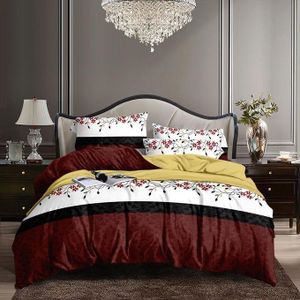 LUXURY COTTON FLORAL DUVET SET With Pillowcases(Soft Bedding)