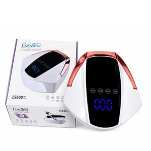 Cordless Rechargeable UV/LED Nail Lamp (S90 Plus / 15600mAh), which is a portable nail dryer used for curing gel polish.