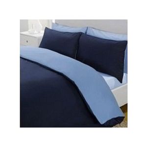 LUXURY PLAIN BLUE and NAVY BLUE Duvet,Bedsheets with  Pillowcase(s)