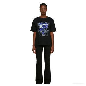 Black Butterfly Print Lightning Top 2959327 M