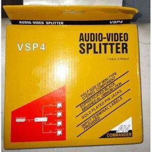 Av Video Splitter 4 Ways