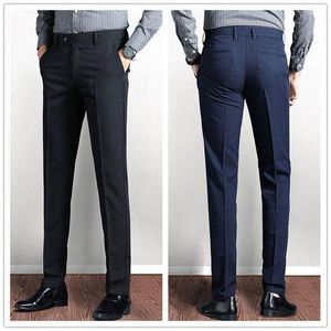 2-In-1 Men's Corporate Plain SUIT Trousers- Black, Blue