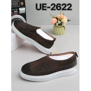 Two Tone Hot Chocolate Slip-on Sneakers 