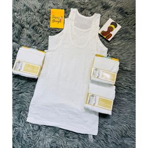 Cotton Spencer singlet for men 3 in 1 