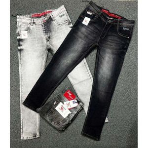 3 In 1 High Quality Stock Jeans For Men -Stock Black, White Ash And Ash