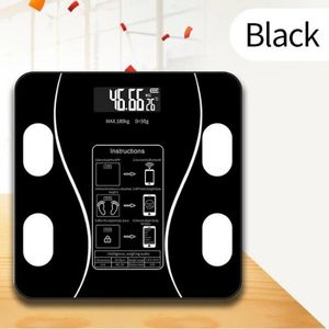 Smart Digital Weighing Scale Bluetooth Body Composition Scale Rechargeable LCD Bathroom Weight Scale With App