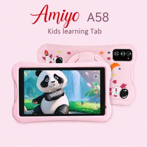 Amiyo A58 7-Inch Dual SIM Kids Android Tablet 6GB RAM + 128GB Storage 4000mAh Blue