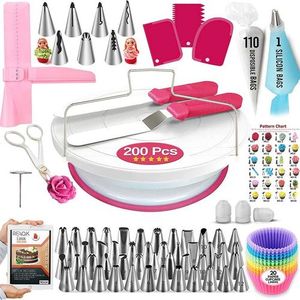 42Pcs Cake Decorating Supplies Kit Pipping Tip Icing Nozzle Baking Fondant  Tools