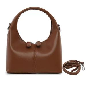Quality Jasmine Handbag - Chocolate Brown 