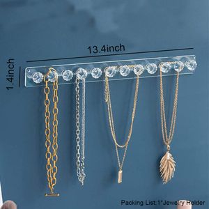 9 Pcs Adhesive Wall Mount Jewelry Hooks Holder Storage Set Organizer  Display Jewelry Display Hanging Earring