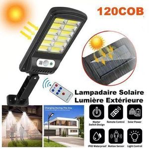 120COB Solar LED Light With Motion Sensor And Solar Panel
