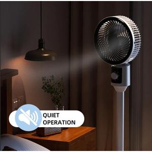 Oscillating Electric Stand Fan with Adjustable Height