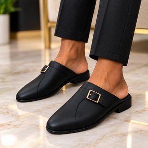 Men's Fashionable Half Shoes -Black