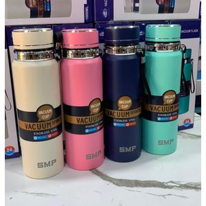 SMP 24 PCS Hot And Cold Vacuum Water Flask Stainless Steel - 1000ml