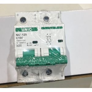 UNIC NIC-125 2-Pole DC Miniature Circuit Breaker