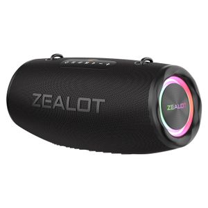 Zealot S87 Waterproof Professional Bass Powered Portable Subwoofer Outdoor Multifunctional Wireless Stereo Surround Speaker