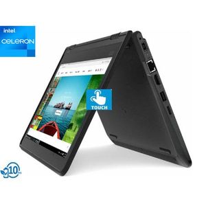 Hp ProBook 11 X360- TOUCH- 256GB SSD/4GB RAM-Intel CELERON QUAD CORE WIN10 Pro +Mouse &USB Light